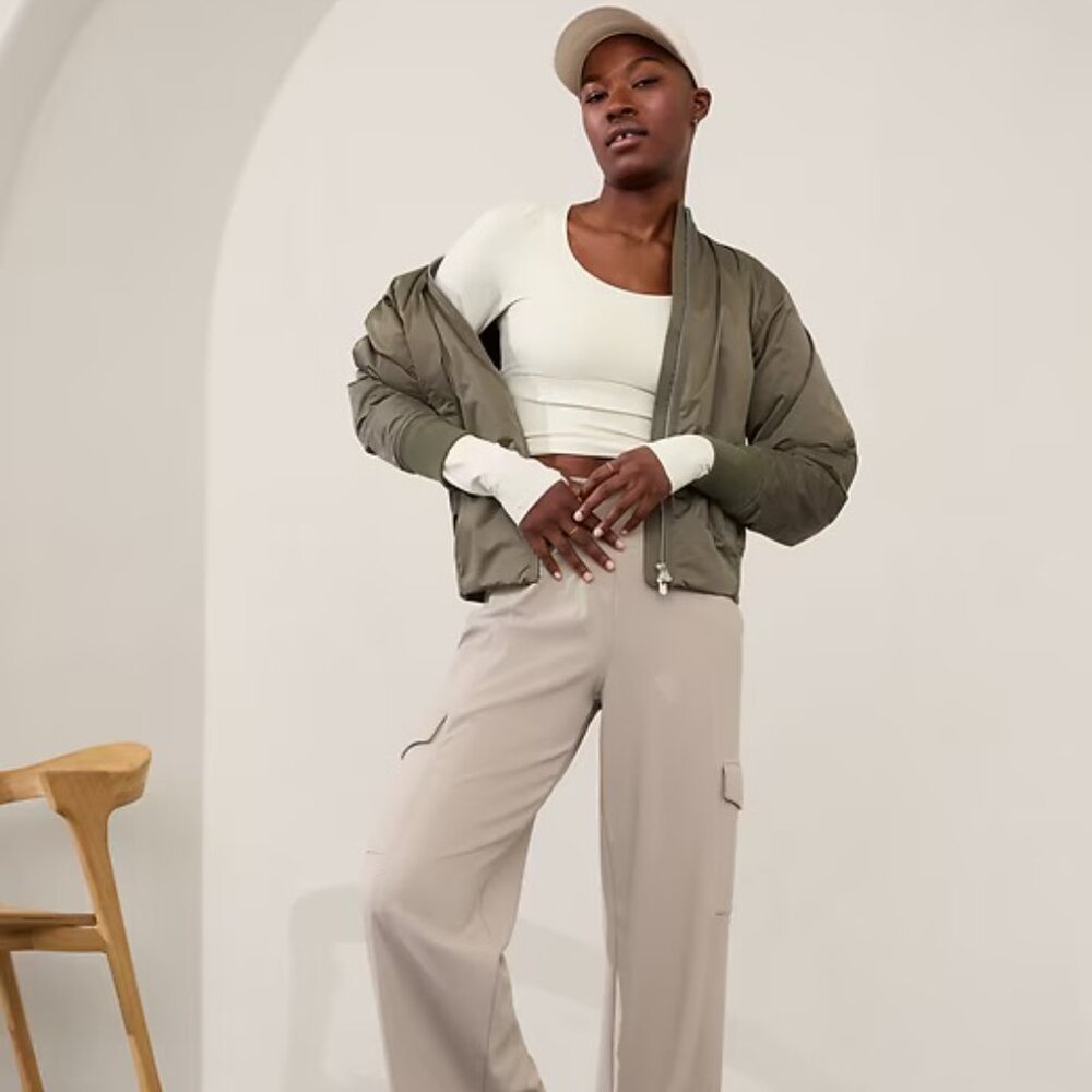 Venice Cargo Wide Leg Pant- XL - Feather - NWT!